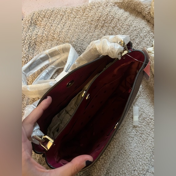 NWOT . Never used.  Kate Spade Aubrey chain top handle satchel - Picture 6 of 6